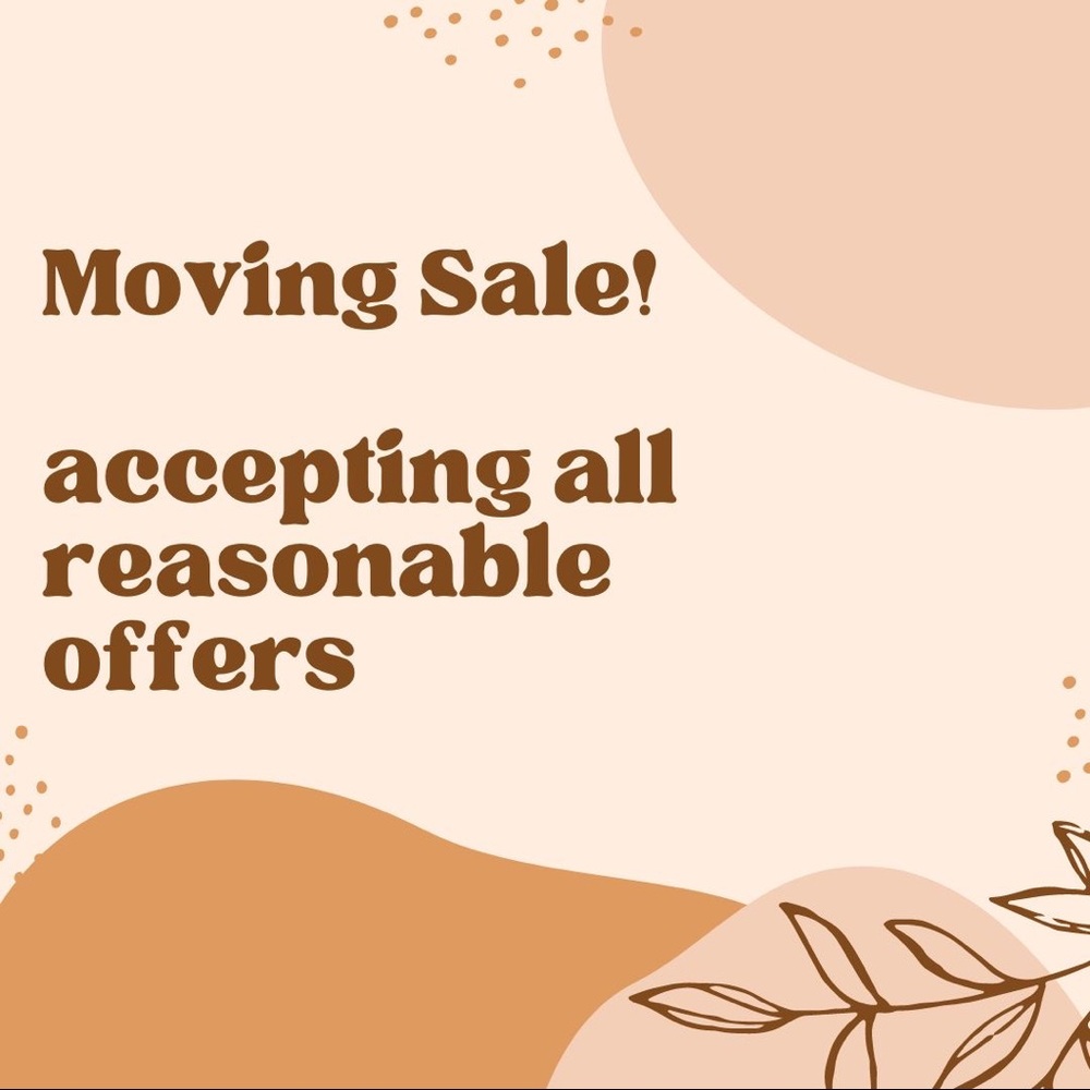 Accepting all reasonable offers!!